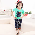 Girls Clothing Set Short-Sleeve T-shirt