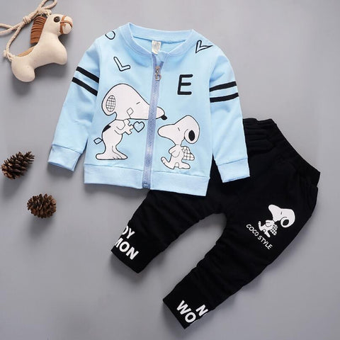 2019 Fashion baby boys girls clothing set